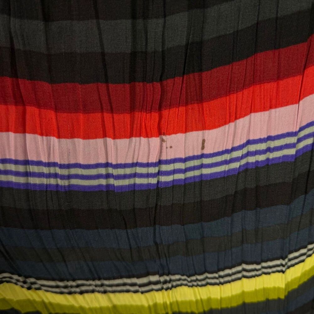 Free People Medium Pleated Hi-Low Skirt Flaws - Picture 7 of 8